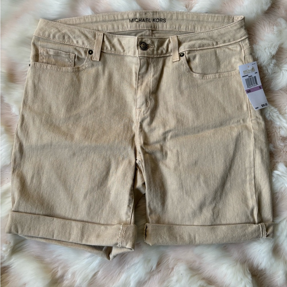 Michael Kors tan Shorts size 6